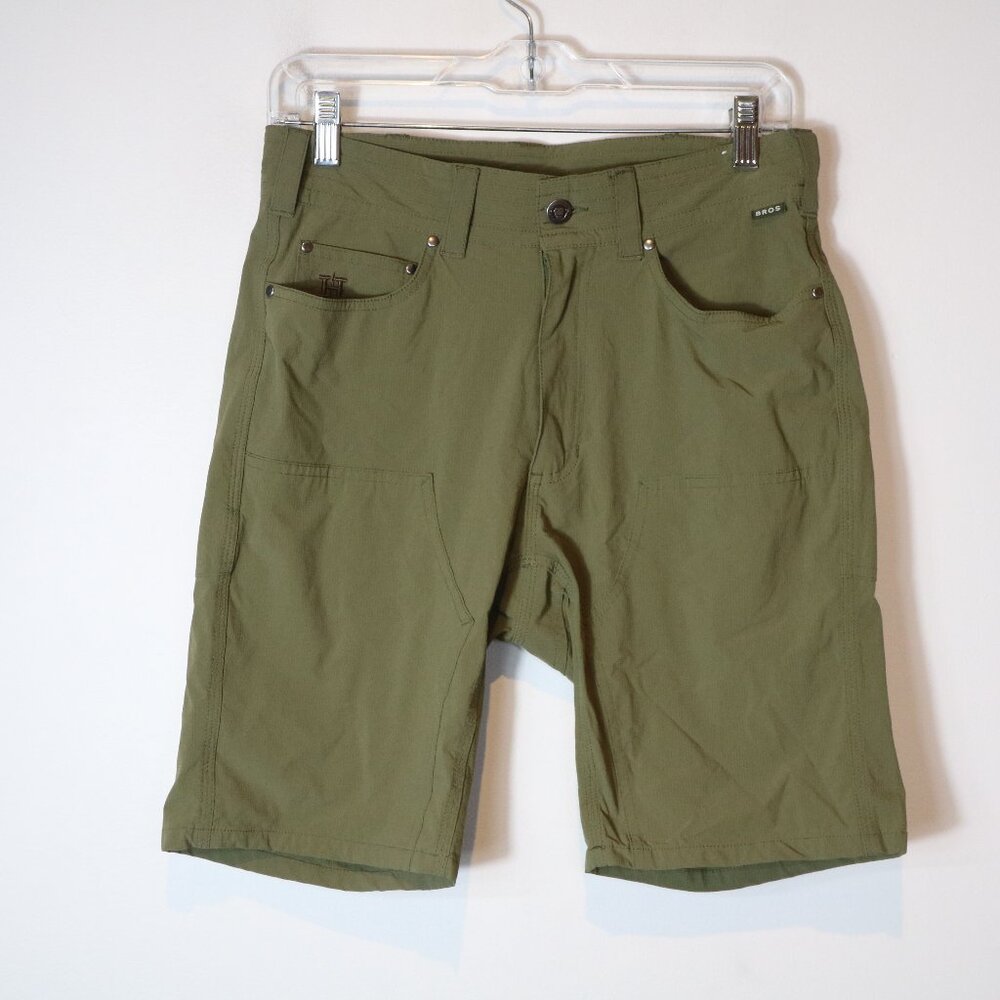 Howler Brothers Bros Watermans Work Shorts Mens 28 8.5"‎ Inseam Green Athletic